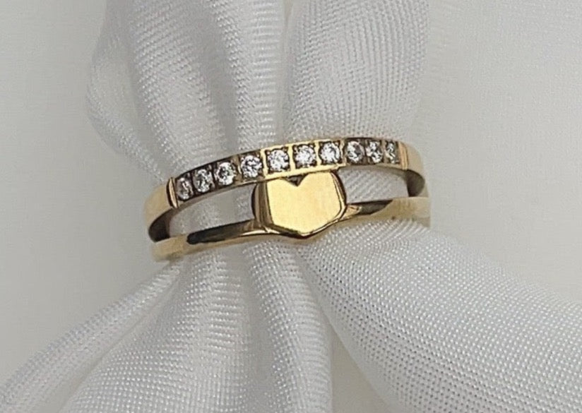 Mini Diamond Heart | Ring