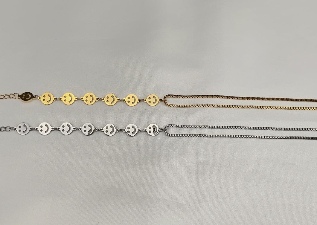Seven Smiley | Ankle Bracelet