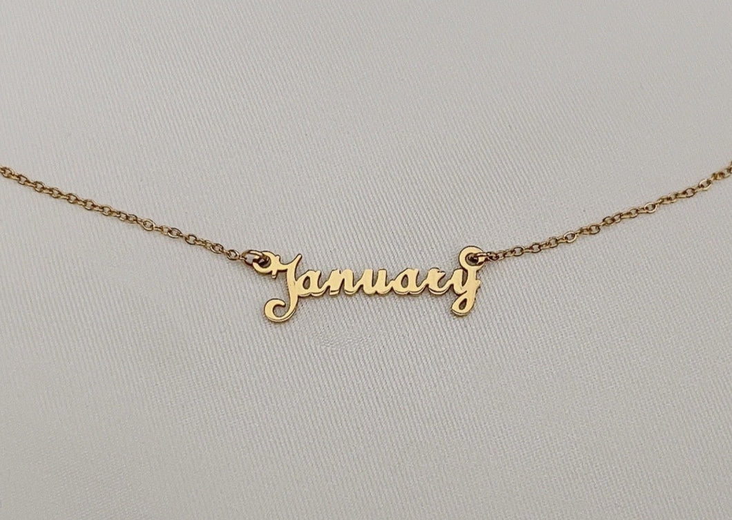 Birth Month Gold | Ketting