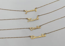Afbeelding in Gallery-weergave laden, Birth Month Gold | Ketting
