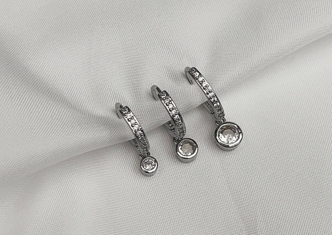 Moon Silver | Oorbel